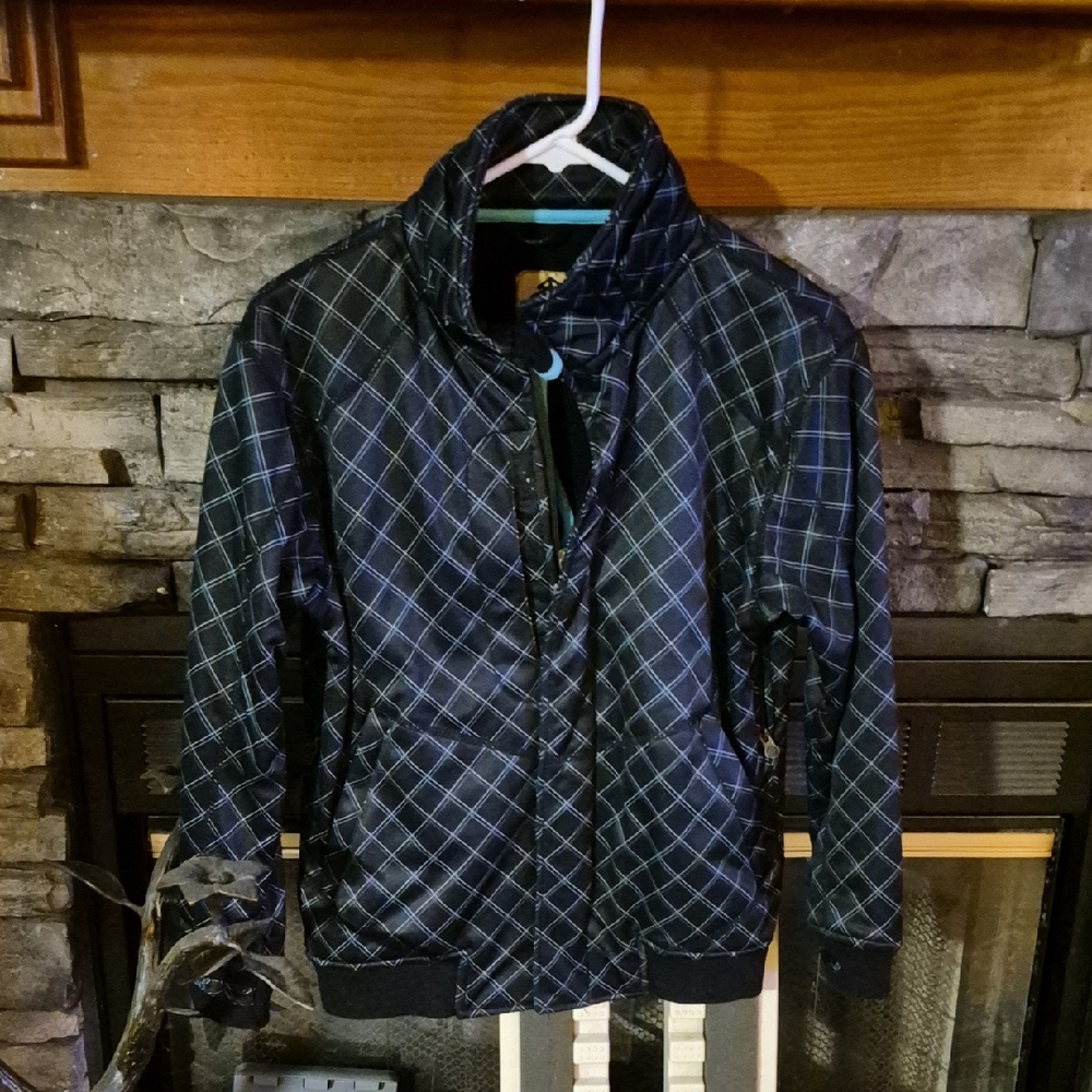 Empyre Black And Gray Checkered Jacket - image 1